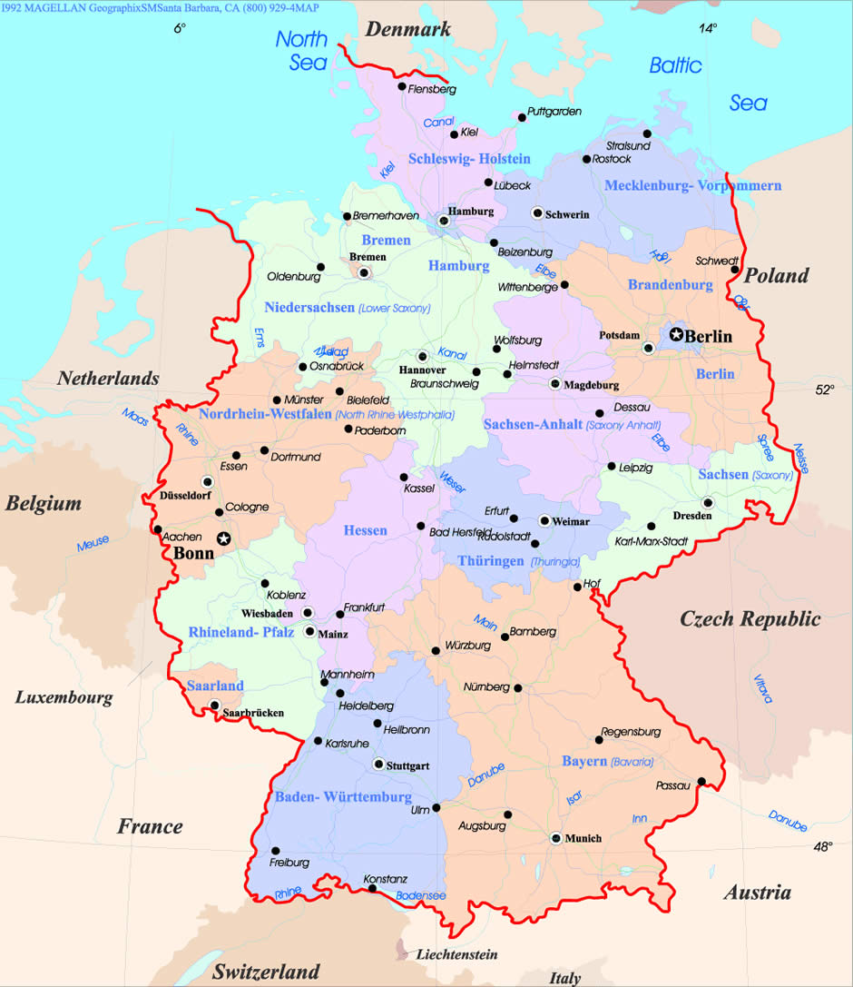 Krefeld map